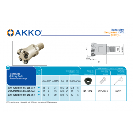 AEMR-RC10T3-D40-M16-L43-Z05-H