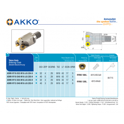 AEMR-RY10-D40-M16-L43-Z05-H
