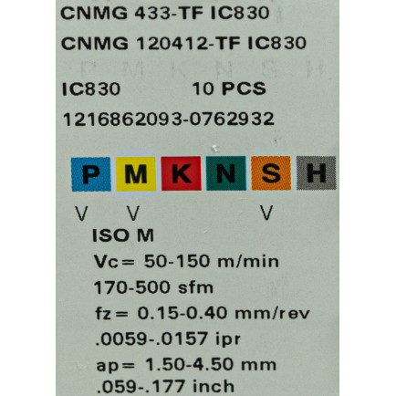 CNMG120412-TF IC830