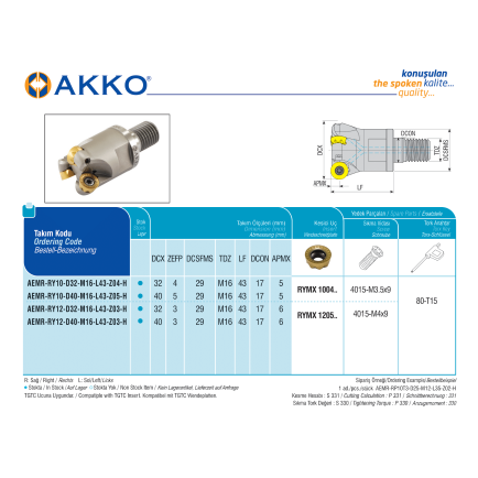 AEMR-RY12-D40-M16-L43-Z03-H